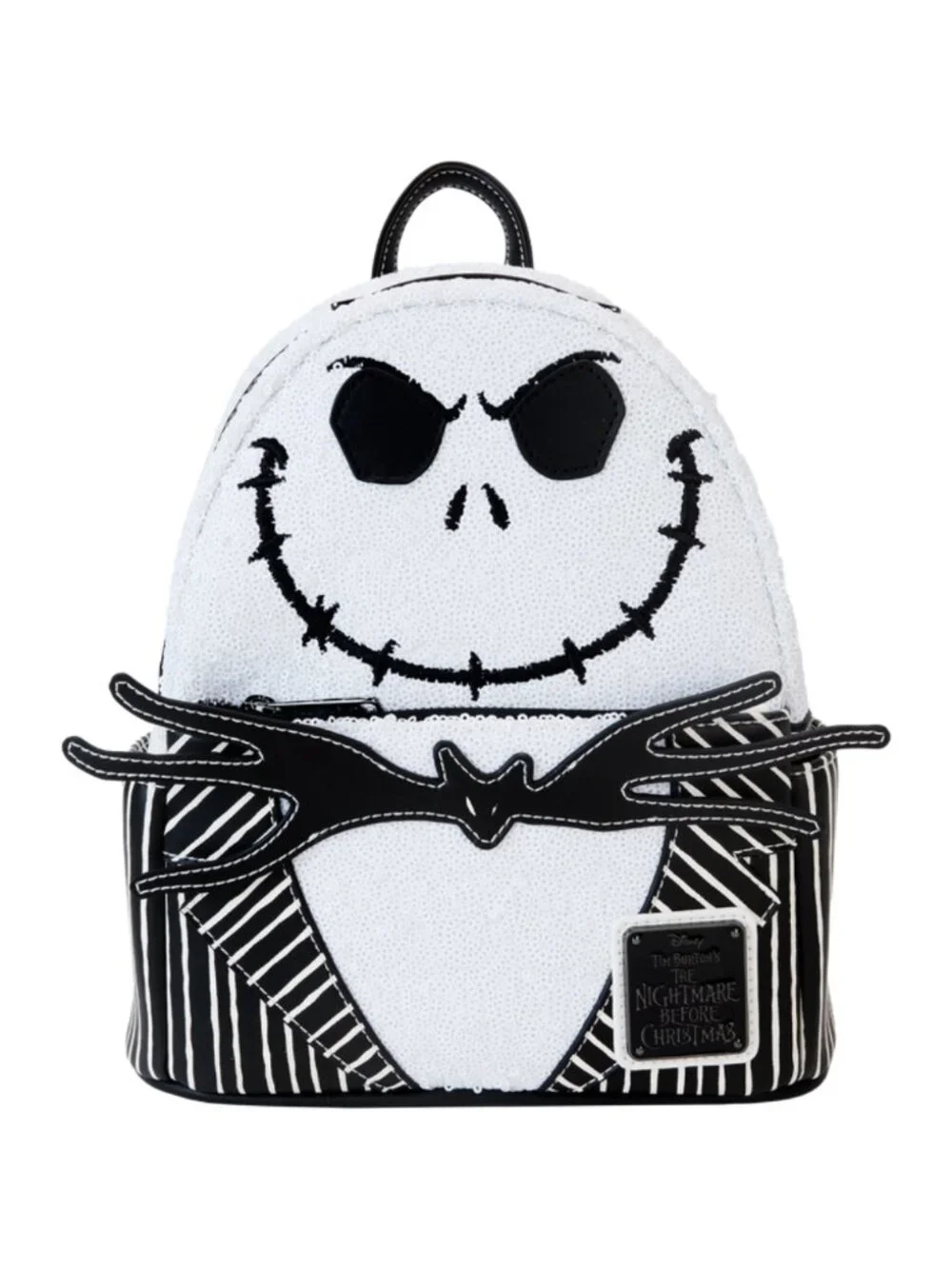 NBC Exclusive Jack Skellington Sequin Mini Backpack and Wallet